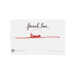 Bracelet "love" rouge