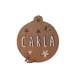 Rond "Bois" personnalisable