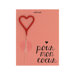 Carte bougie "Pour mon...