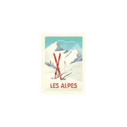 Carte postale les Alpes...