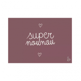Carte "Super nounou"