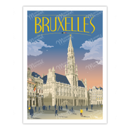 Affiche "Bruxelles"