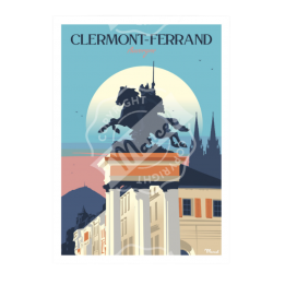Affiche "Clermont-Ferrand"