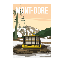 Affiche A3 "Mont-Dore"