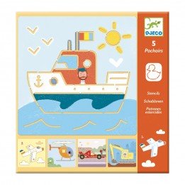 Pochoirs "Transports"