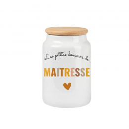 Pot à biscuits "Maîtresse"