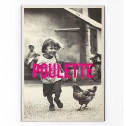 Affiche "Poulette" - M