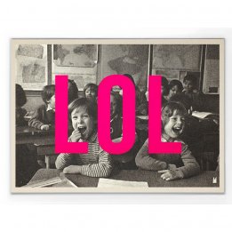 Affiche "LOL" - M