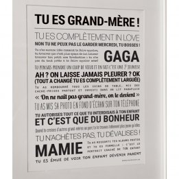 Affiche "Tu es grand mère"