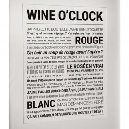 Affiche "Wine o'clock"
