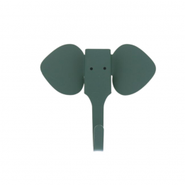 Patère éléphant kaki