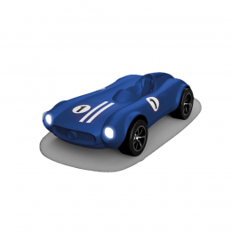 Voiture radiocommandée bleu