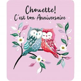 Carte "Chouette, c'est ton...