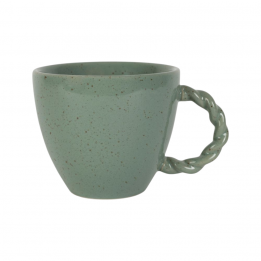 Tasse à thé "Moucheté sauge"