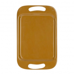 Petit plateau moutarde