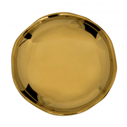 Assiette "doré" - petit modèle