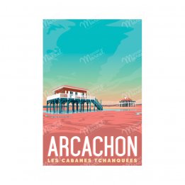 Affiche A3 "Arcachon, les...