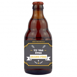 Etiquette bière "Grand père"