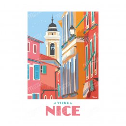 Affiche A3 "Vieux Nice"