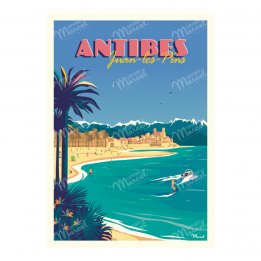 Affiche A3 "Juan-les-pins"