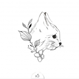 Tatouage éphémère "Chat...