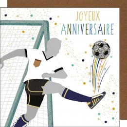 Carte foot "Joyeux...