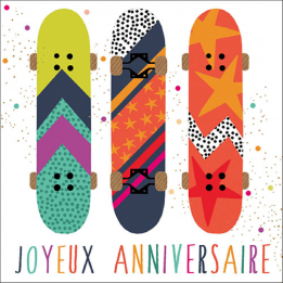 Carte skate "Joyeux...