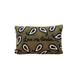 Coussin "Love me tender" -...