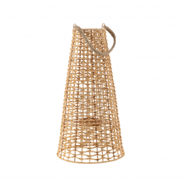 Grande lanterne en rotin