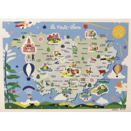 Affiche Haute-Loire - 30*40CM