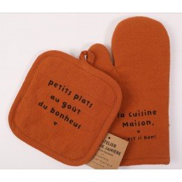 Lot gant + manique "petits...