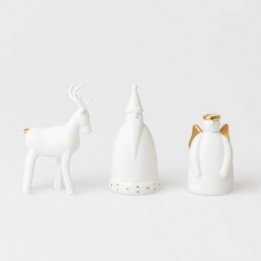 Figurines d'hiver - lot de 3