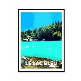 Affiche Lac Bleu