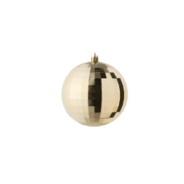 Boule doré à facette