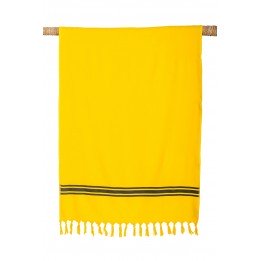 Drap de plage "Jaune safran"