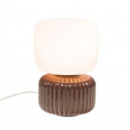 Lampe chevet marron
