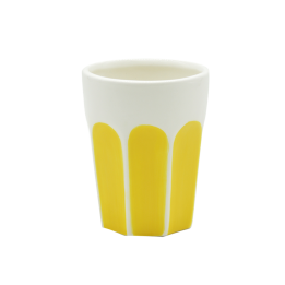 Tasse gobelet jaune