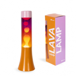 Lampe lave orange