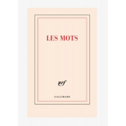 Carnet "les mots" - Gallimard