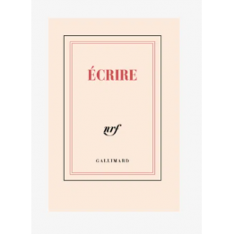 Carnet "écrire" - Gallimard