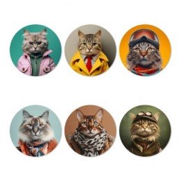 Dessous de verre "chats"