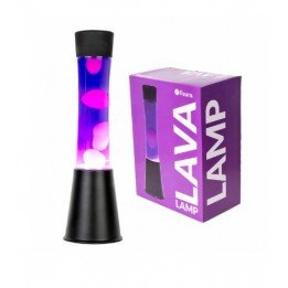 Lampe lave noire et violet