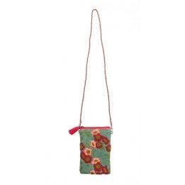 Pochette portable fleur