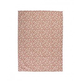 Torchon jardin cerise