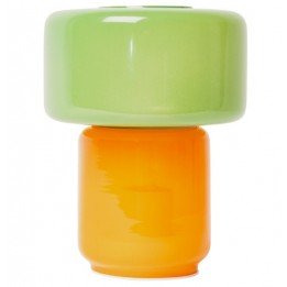 Lampe orange et verte