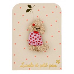 Broche "caniche"