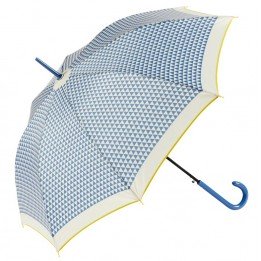 Parapluie long bleu