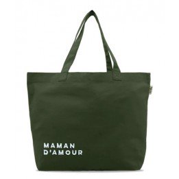 Sac olive "Maman d'amour"