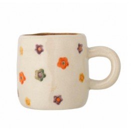 Tasse fleurs colorées