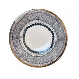 Saladier noir et blanc - 35cm